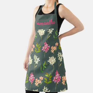 TABLIER MOSS CLASSIQUE MOSS VERT MOTTERN FLORAL