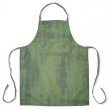 Moss Green Abstrait Unisex Apron par Detailsavvy
