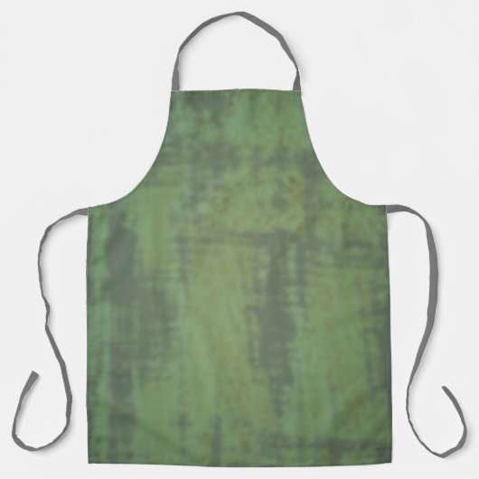 Tablier Moss Green Abstrait Unisex Apron par Detailsavvy (Recto)