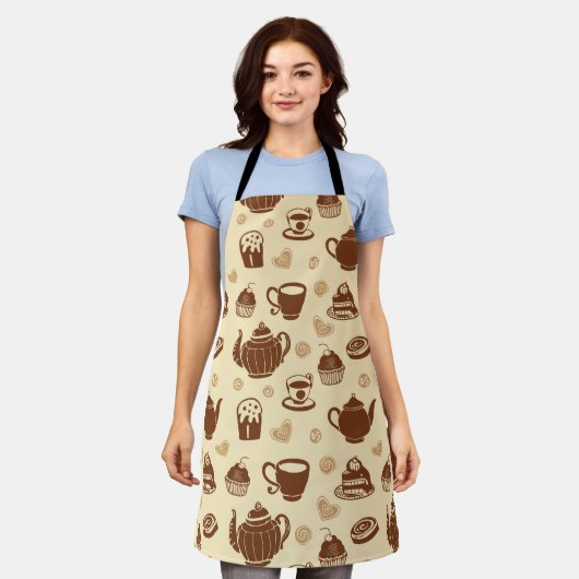 Tablier motif (Porté)