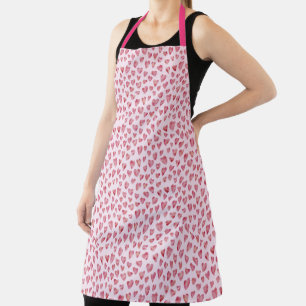 Tablier Motif à coeur rose mignon