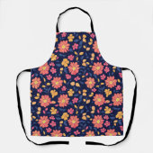 Tablier Motif à fleurs rétro (Recto)