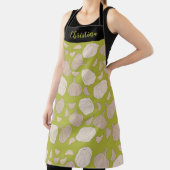 Tablier Motif à l'ail - Cloches et ampoules à l'ail (Insitu)