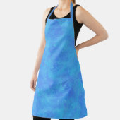 Tablier Motif Abstrait Bleu (Insitu)