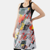 Tablier Motif abstrait fait main. Art moderne (Insitu)