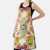Tablier Motif Abstrait géométrique géométrique sans coutur (Insitu)