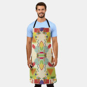 Tablier Motif Abstrait géométrique géométrique sans coutur (Porté)