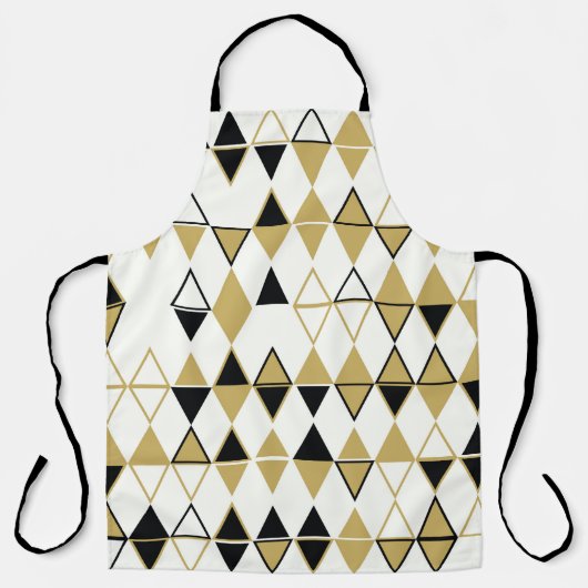 Tablier Motif abstrait géométrique sans soudure de sha col (Recto)