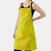 Tablier Motif abstrait jaune orange vert (Insitu)