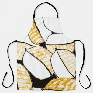 Tablier Motif abstrait moderne sans faille avec col créati