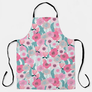 Tablier Motif Abstrait Pastel Pink