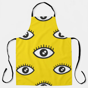 Tablier Motif Abstrait pour oeil transparent. Souris ocula