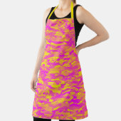 Tablier Motif Abstrait rose jaune orange (Insitu)