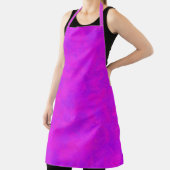 Tablier Motif Abstrait Rose Violet (Insitu)