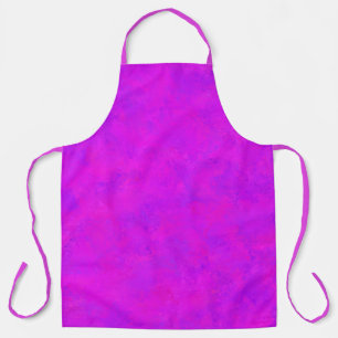 Tablier Motif Abstrait Rose Violet