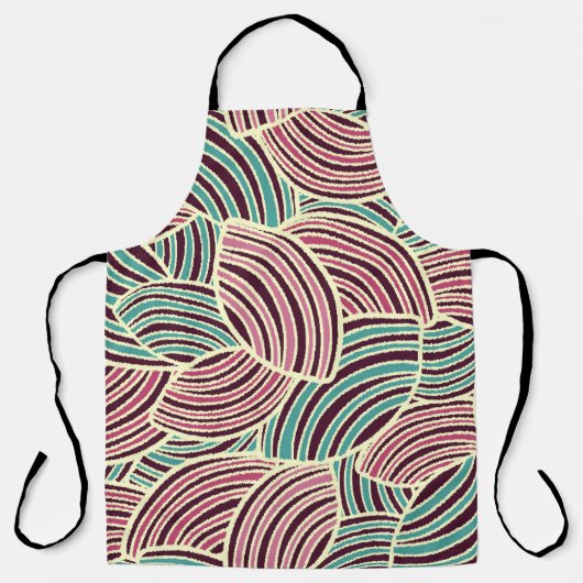 Tablier Motif abstrait sans couture avec l'image de géomet (Recto)