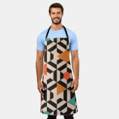 Tablier Motif abstrait sans couture de formes géométriques (Porté)