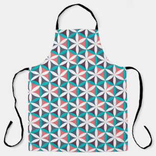 Tablier Motif Abstrait sans soudure. Fleurs sacrées. Styli