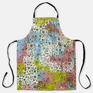 Tablier motif Abstrait sans soudure. Peintures du printemp
