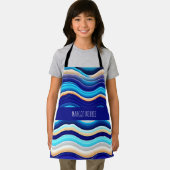 Tablier Motif Abstrait Sea Wave Soft (Insitu)