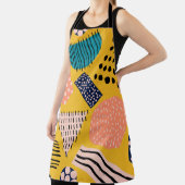 Tablier motif Abstrait transparent avec différentes formes (Insitu)