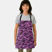 Tablier Motif Abstrait Violet Noir (Insitu)