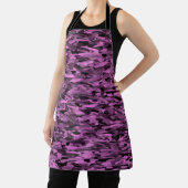 Tablier Motif Abstrait Violet Noir (Insitu)