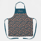 Tablier Motif Acorn bleu (Recto)