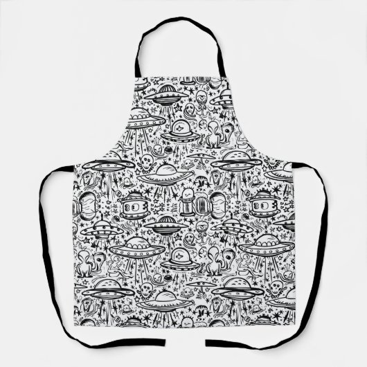 Tablier Motif Alien (Recto)