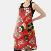 Tablier motif alimentaire japonais transparent (Insitu)