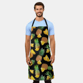 Tablier Motif Ananas 8 (Porté)