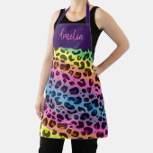 Tablier Motif animal empreinte de léopard coloré (Insitu)