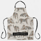 Tablier Motif animal sauvage de la Jungle Leopard (Recto)