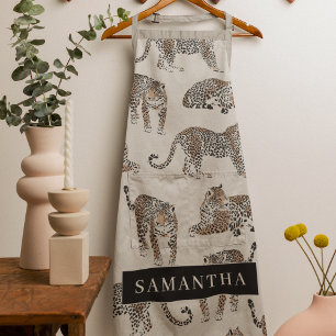 Tablier Motif animal sauvage de la Jungle Leopard