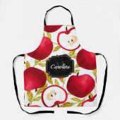 Tablier Motif Apple aquarelle (Recto)