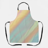Tablier Motif aquarelle bleu vert (Recto)