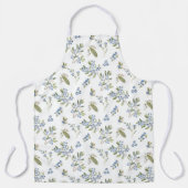 Tablier Motif Aquarelle Myrtille (Recto)