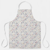 Tablier Motif Aquarelle rose pâle (Recto)