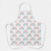 Tablier Motif arc-en-ciel Pastel (Recto)