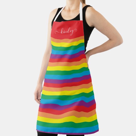 Tablier Motif arc-en-ciel simple (Insitu)