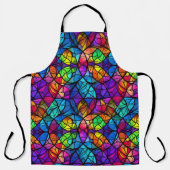 Tablier Motif arc-en-ciel vibré (Recto)