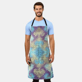 Tablier Motif arrière - plan sans couture. Imitation d'un (Porté)