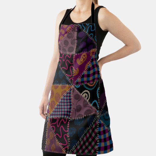 Tablier Motif arrière - plan sans couture. Motif de patchw (Insitu)