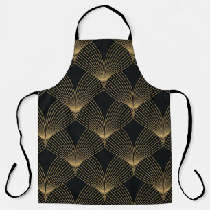 Tablier motif art déco simple géométrique