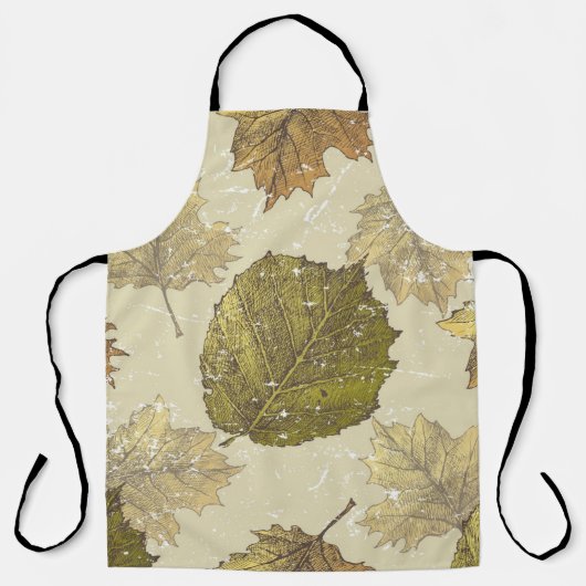 Tablier Motif automne (Recto)