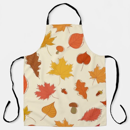 Tablier Motif automne (Recto)