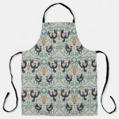 Tablier Motif avec pic-blanc à bec ivoire (Recto)