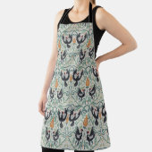 Tablier Motif avec pic-blanc à bec ivoire (Insitu)