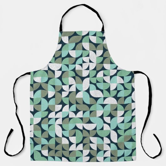 Tablier Motif avec triangles de couleur aléatoire Générati (Recto)