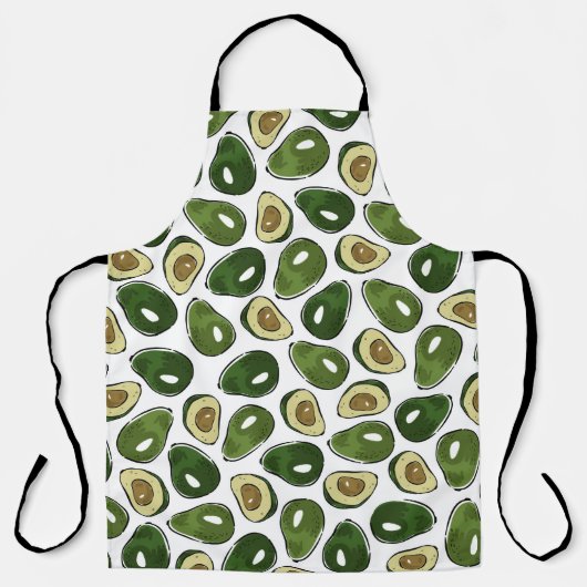 Tablier Motif Avocado (Recto)